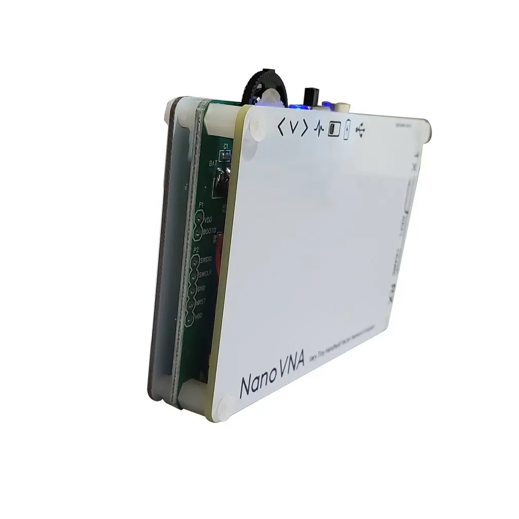 Biela NanoVNA 2.8 palcový LCD HF a VHF UHF UV Vektor Analyzátora Siete 50KHz ~ 900MHz Anténny Analyzátor vstavanej batérie.