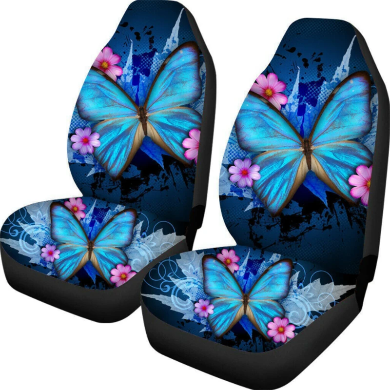 Blue Butterfly Ice Hodváb Chránič Kryt Univerzálne Autosedačky Kryt Mat Sedáku Auto Príslušenstvo Lady Ženy