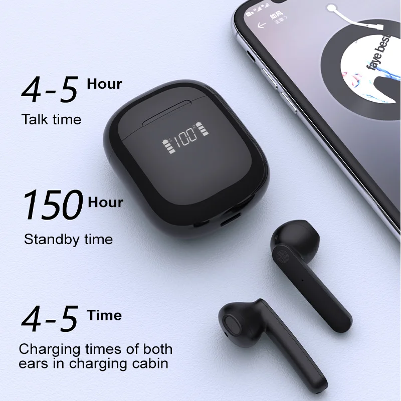 Bluetooth Slúchadlá Vzduchu 2 tws Bezdrôtové Slúchadlá s Nabíjanie Box slúchadlá Stereo Športové Slúchadlá, Mini Slúchadlá Pre smart telefón