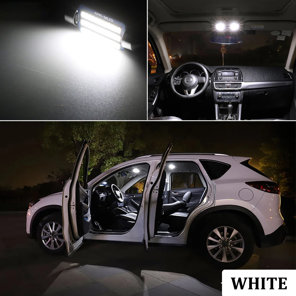 BMTxms 10Pcs Canbus Žiadna Chyba Auta, Interiérové LED Mapu Dome batožinového priestoru špz lampa svetla Kit Pre Dodge Caliber 2006-2012
