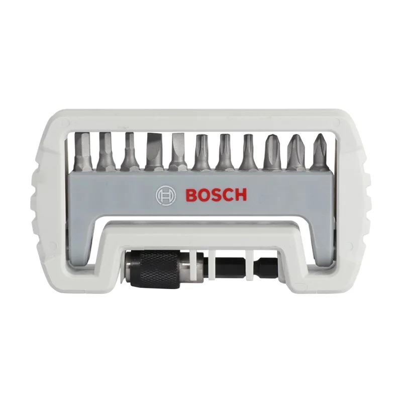 Bosch 12-dielna elektrický skrutkovač bit nastavený legovanej ocele štrbinový Phillips šesťhranný bit nastavený s magnetickým