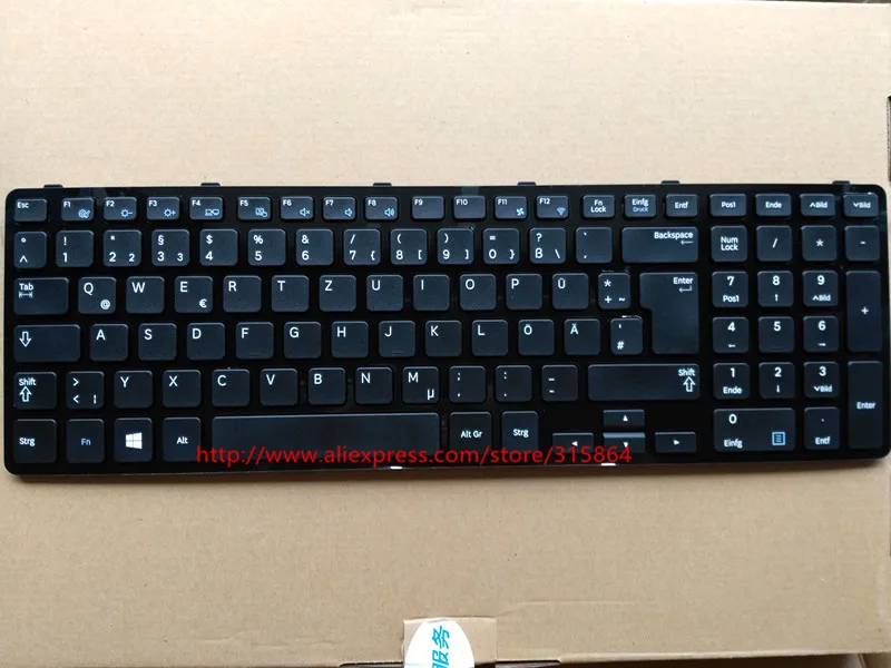 BYŤ/GR/US rozloženie Nový notebook, klávesnica pre Samsung NP350E7C NP355E7C čierna