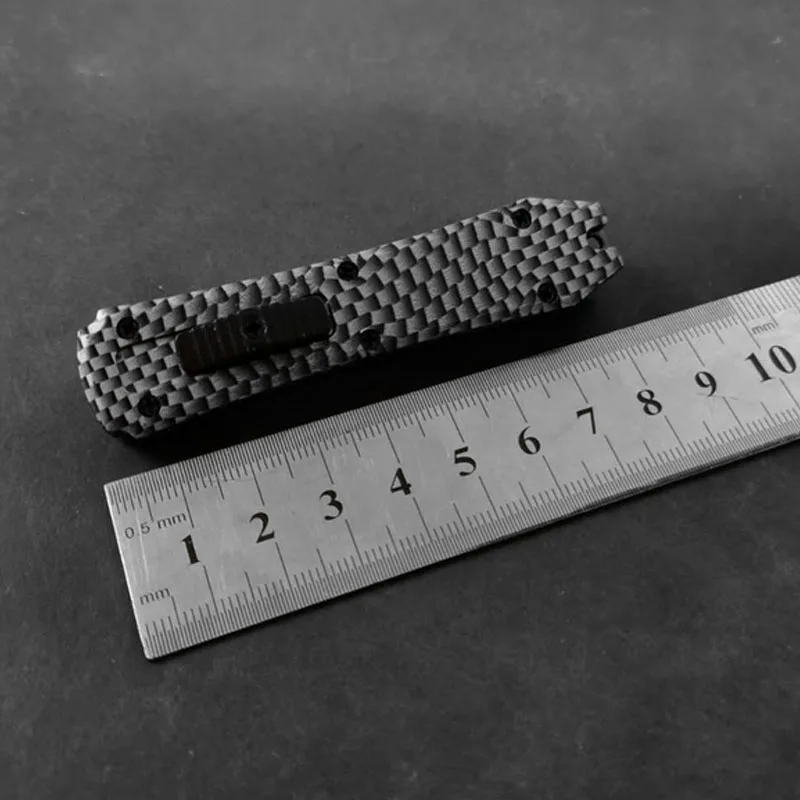 Carbon Fiber MINI skladací nôž prenosný vreckový Nôž Taktické Prežitie Nože Lovecké Camping outdoor Nôž Pevnou Čepeľou nože