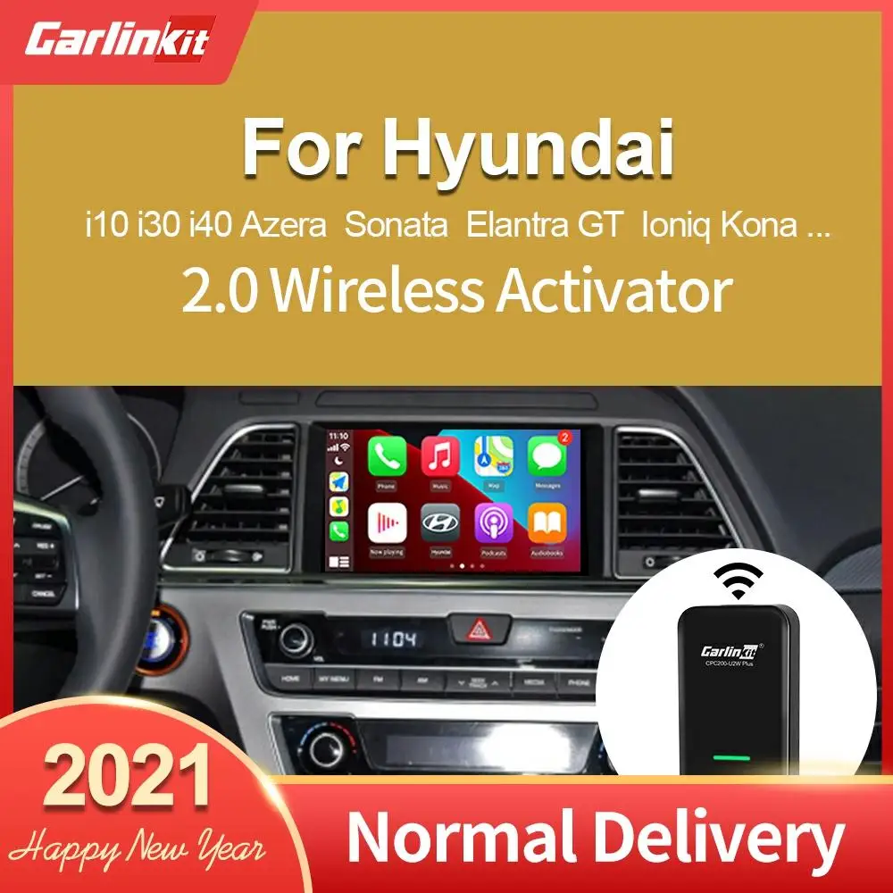 Carlinkit 2.0 Bezdrôtové CarPlay Adaptér pre Hyundai Palisade Sonáta Kona Genesis Ioniq Prízvuk Azera Grandeur Mistra Tucson Rouens