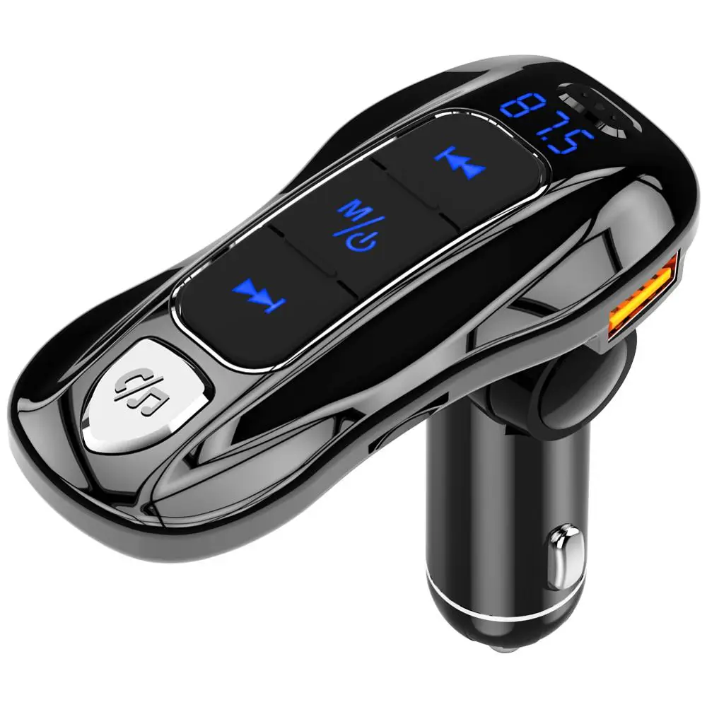 CDEN auto mp3 prehrávač hudby Bluetooth 5.0 prijímač FM PD 18W typ-c nabíjací port USB nabíjačka do auta U diskov prehrávač hudby