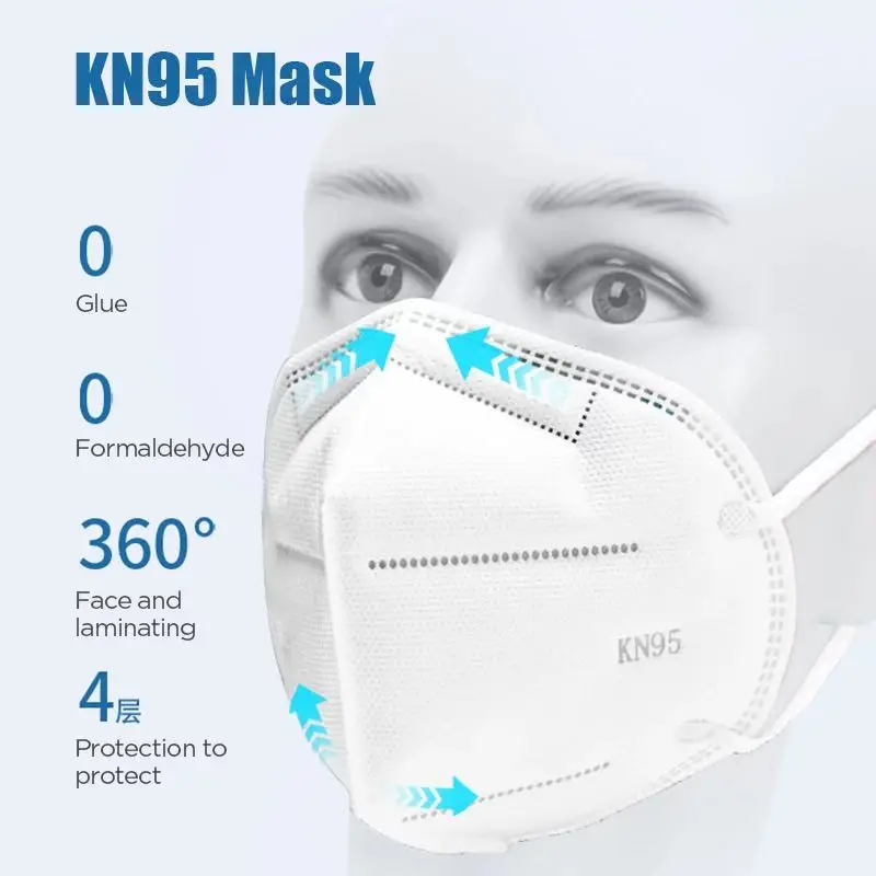CE Opakovane Maska FFP2 KN95 Masku na Tvár a Respirátor Proti Prachu PM2.5 Ochranné Proti Znečisteniu Ventil FFP2 KN95 pleťové Masky Filtra