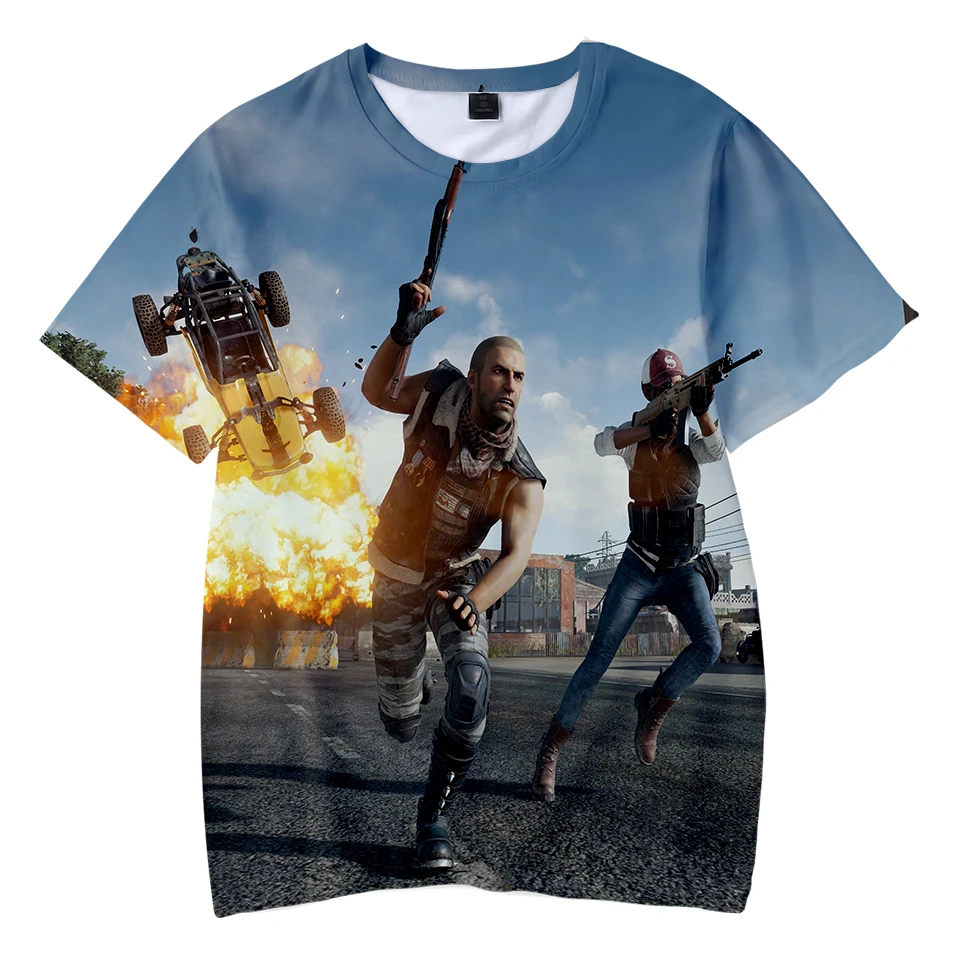 Cool Kids T-shirt PUBG Chidren T Shirt Chlapcov/dievčatá Letné Módy Populárna Hra Chidren T-shirt PUBG detský T-shirts Tees 3D Tlač