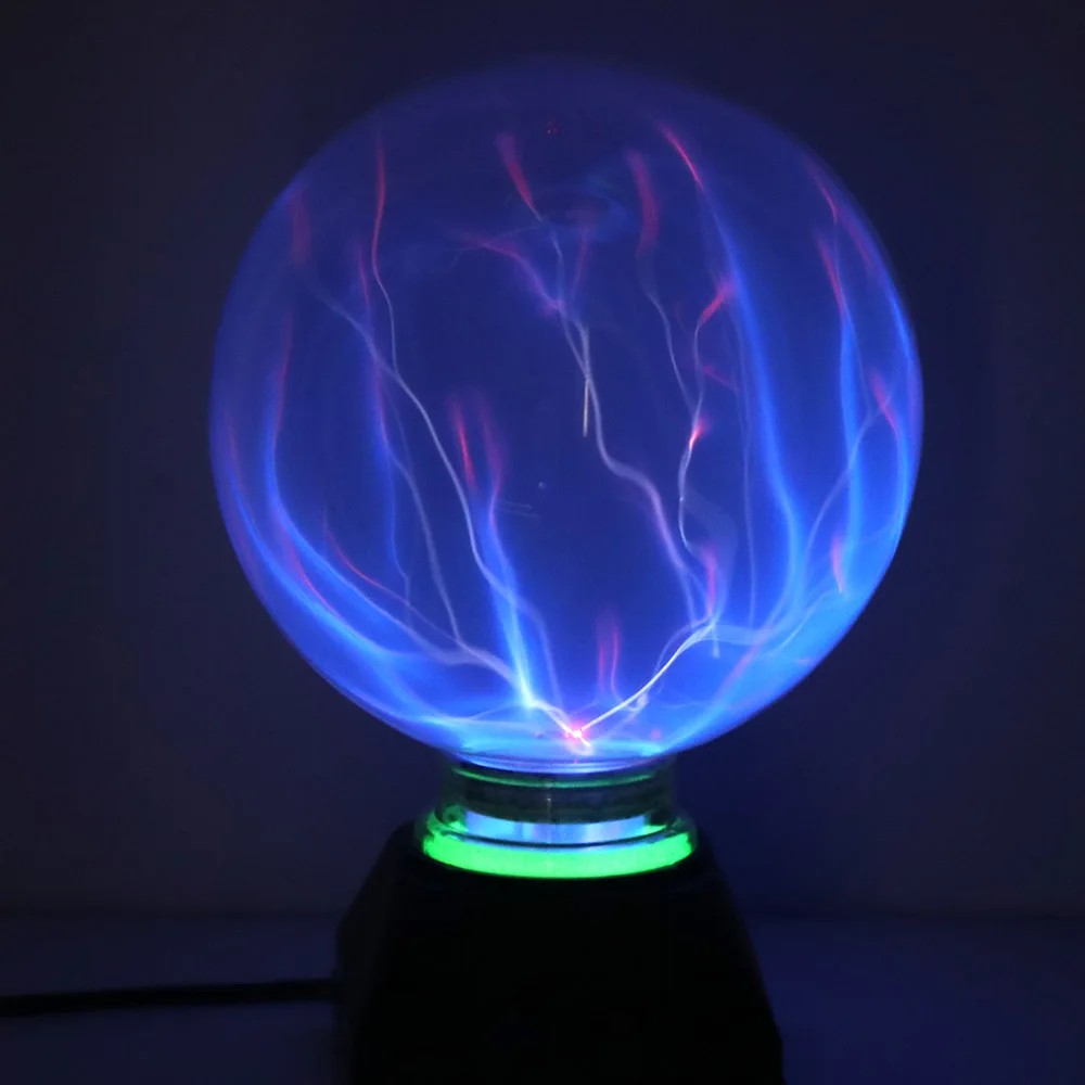 Crystal Plasma Ball Nočné Svetlo Magic Sklo Oblasti Novinka Lightning Loptu Plazma Tabuľka Levitující Lampa Lifesmart 6 Palcový 8 Palec