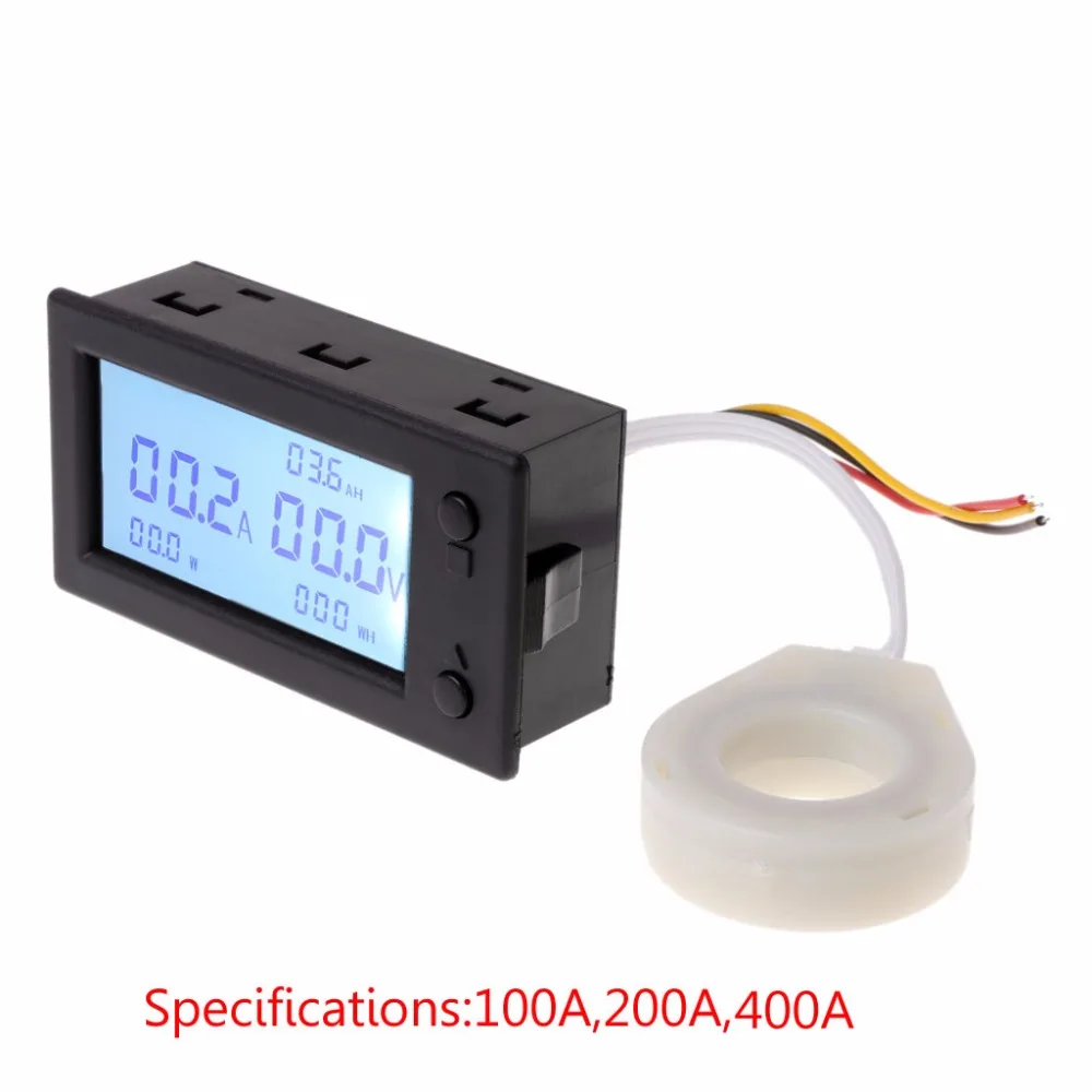 DC300V 100A 200A 400A Hala Účinok Coulometer Digitálny Voltmeter Ammeter Senzor