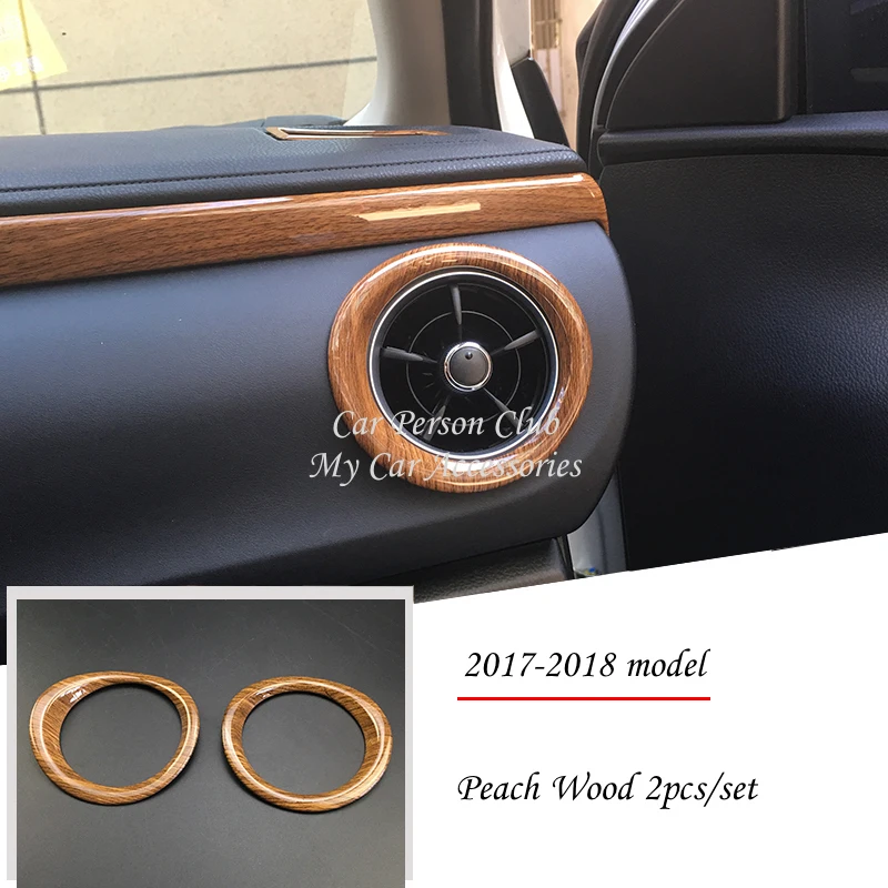 Dekorácie Interiéru Konzoly Strane Klimatizácia Zásuvky Otvor Kryt Rámu Trim Pre Toyota Corolla-2018 Chrome Auto Príslušenstvo