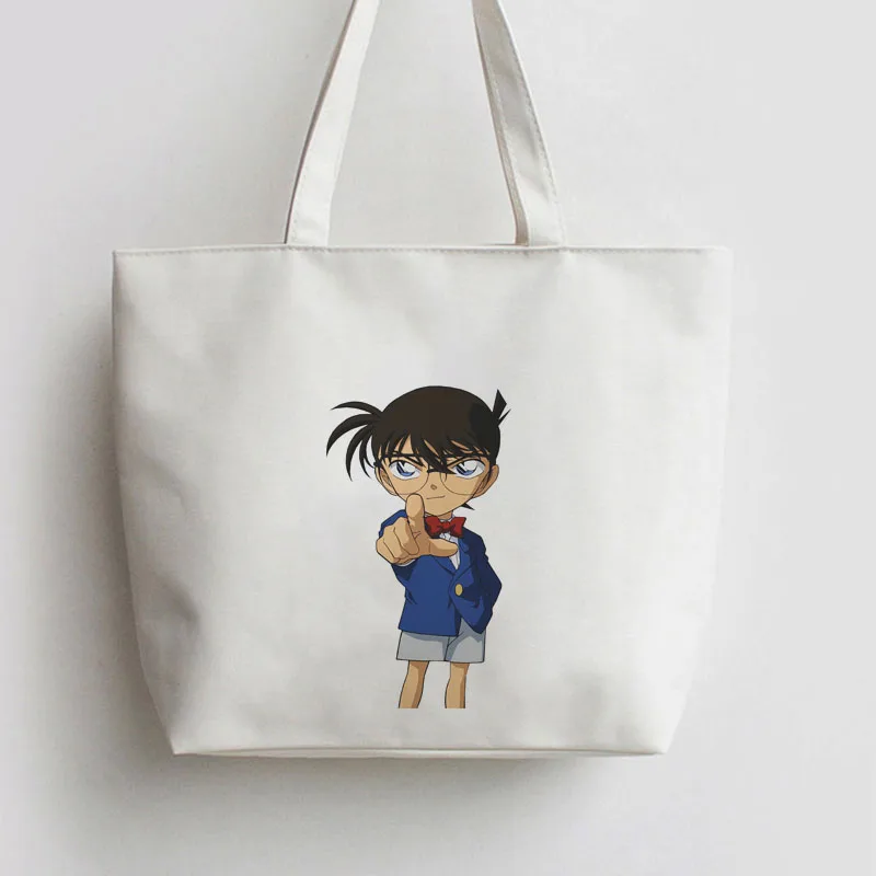Detective Conan Kaitou Kiddo Japonské Anime Nákupné Tašky Kabelky Plátené tašky Cartoon školy taška na Rameno Tote tašky AN071