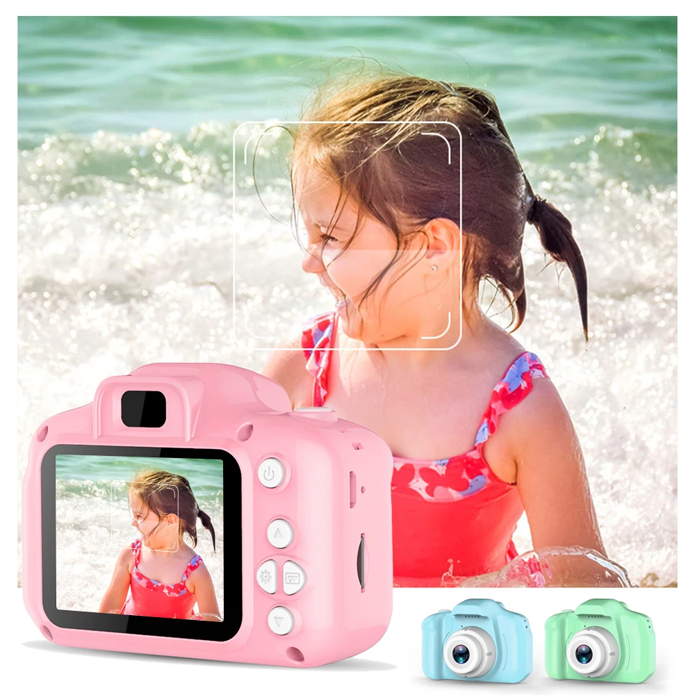 Deti detský Fotoaparát Vzdelávacie Hračky pre Dieťa Darček Mini Digitálny Fotoaparát 1080P Projekcie, Video Kamera s 2 Palcový Displej