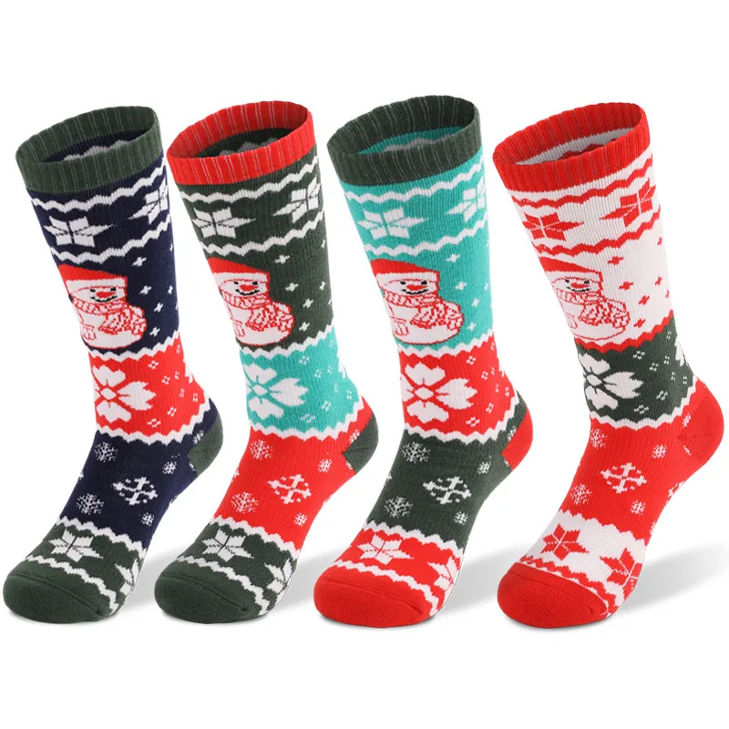 Deti Zimné Tepelné Lyžiarske Ponožky Zahustiť Bavlna Teplé Cyklistické Ponožky Snowboarding, Lyžovanie, Turistika Ponožky Leg Warmer Pre Deti Deti