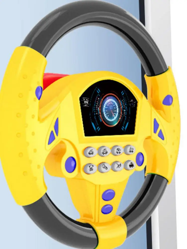 Dieťa Elektronických Zvukových Volant Simulované Racing Driver Zvuk Prehrávač Nástroj Auto Domov S Dvojakým Použitím Volant Vianočné Hračky