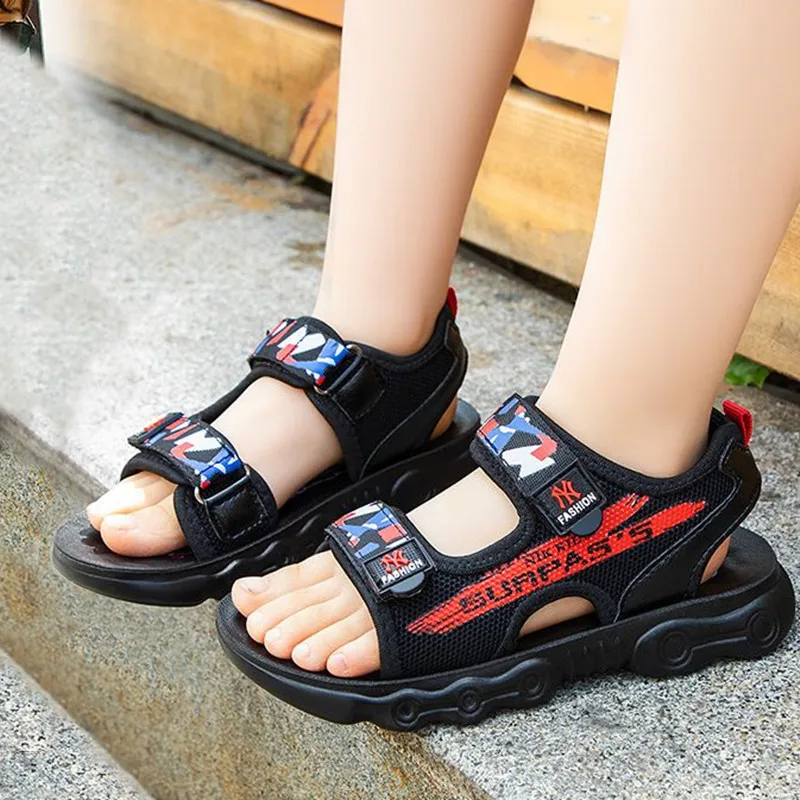 Dieťa pohodlné sandále 2020 letné nový chlapec dievčatá pláže topánky deti bežné sandále deti módne športové sandále veľkosť 26-36