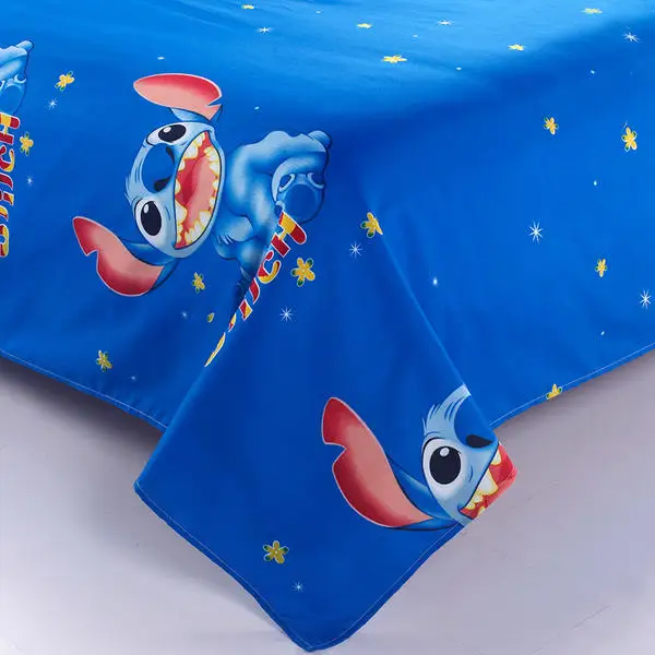 Disney lilo a stitch posteľná bielizeň nastaviť 3/4 ks modrá cumlík kryt 3d chlapec, izba dekor posteľná bielizeň lete posteľ kryt obliečok