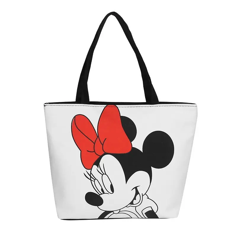 Disney mickey mouse canves ramenný messenger taška cartoon dievča, chlapec, kabelky