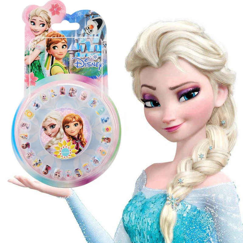 Disney Mrazené Hračky Deti make-up Elsa Anna Sofia Dievča, Hračky pre Deti Princesas Disney na Nechty, Nálepky Dievčatá Príslušenstvo Šperky Deti