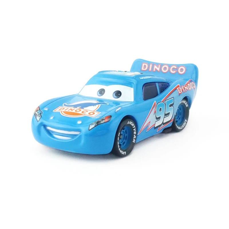 Disney Pixar Cars Racer Kráľ Kuriatko Hicks Dinoco Lightning McQueen Kovové Autíčka Pre Deti Darček 1:55 Zbrusu Nový & Doprava Zadarmo