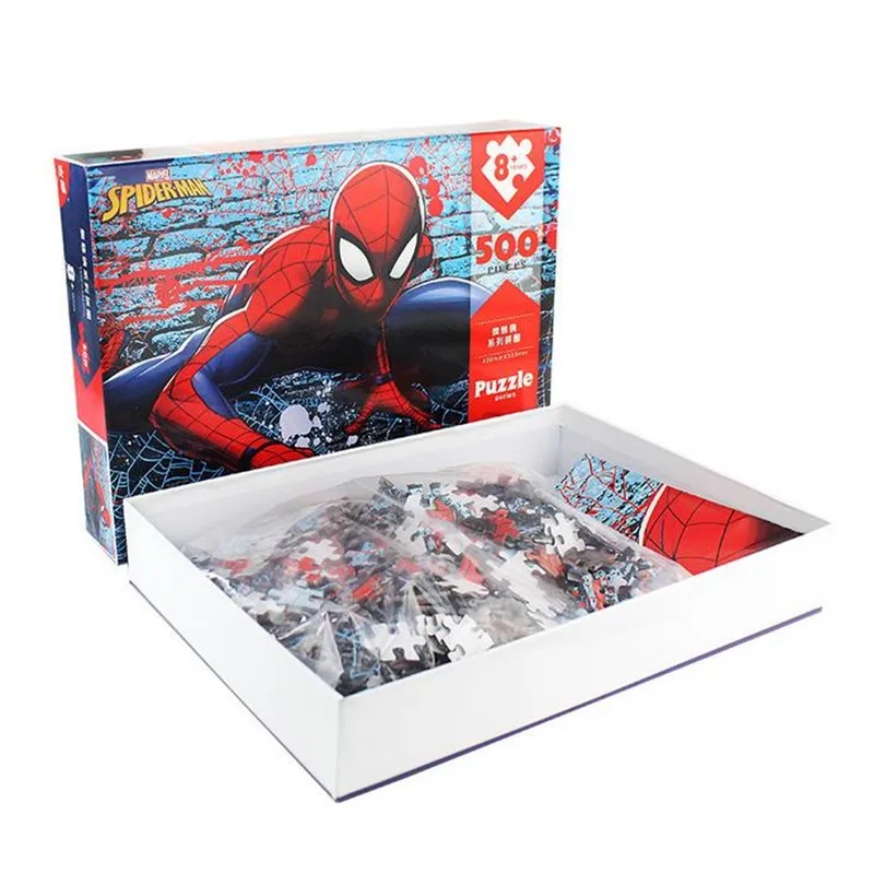 Disney Puzzle Hračka 500 Kus Papiera Spiderman Romantika Hračka pre Dospelých Puzzle, Puzzle, Hračky pre Teenagerov