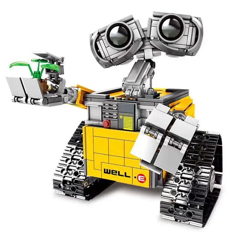 Disney Star Wars Série 16003 Robot WALL E 687Pcs Nápady Model Budovy Súpravy, Kvádre, Tehly Vzdelávania Detské Hračky, Darčeky