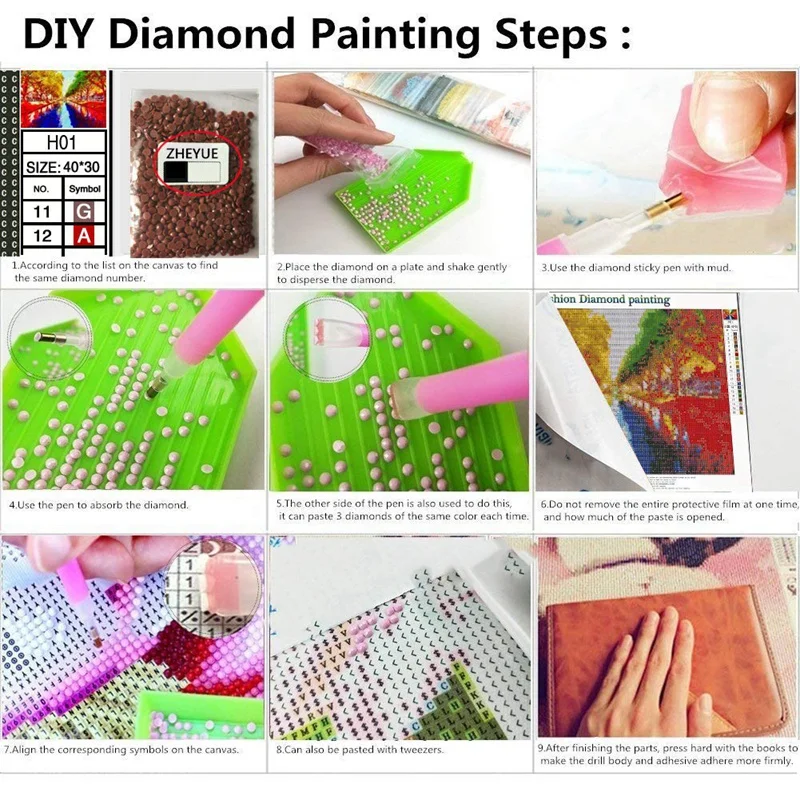 Diy 5D Diamond Súpravy Maľovanie Pre Dospelých,Plný Vrták Výšivky Podľa Počtu Umenie, Remeslo Domov Stenu Decor(Cat /12X16 Inch)