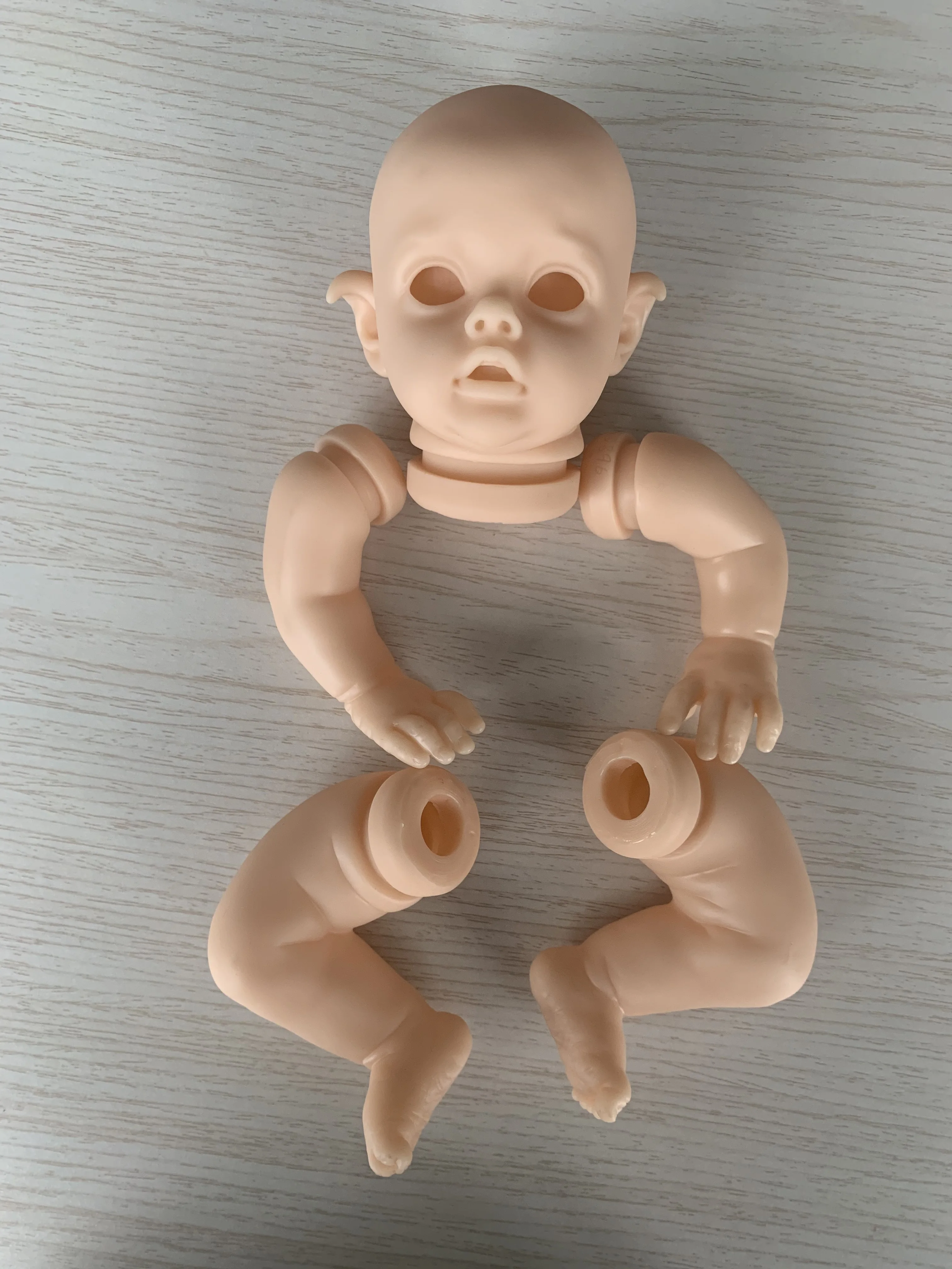 DIY Bebe Reborn držiak pre 12inch víla bábiky Nevyfarbené Časti Silikónové Reborn Baby Doll Súpravy mini Novorodenca bábika Príslušenstvo