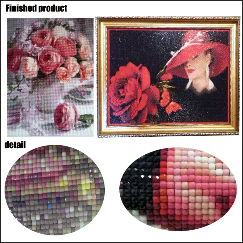 DIY Diamond Maľovanie Cross Stitch Auta Plný Diamond Výšivky 5D Mozaiky Domova Pivónia,Ružové,okvetné Lístky,Kytice,Kvety