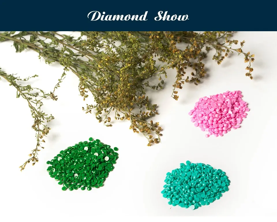Diy diamond maľovanie Vracht Treinen plný Diamond výšivky kvety 3D kolo Diamond Mozaiky prilepili maľovanie