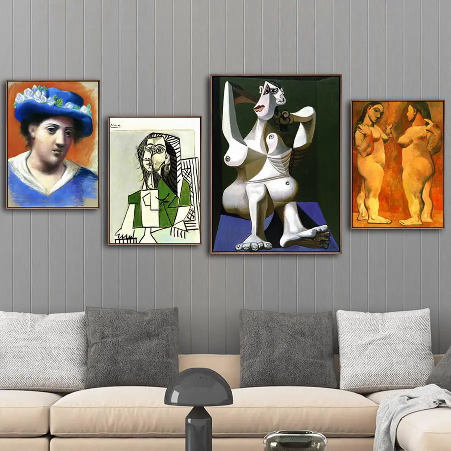 Domáce Dekorácie Vytlačiť Plátno Umeleckých Obrazov Na Stenu Plagát Plátno Potlače Obrazy Španielsky Pablo Picasso Le Corsage Raye