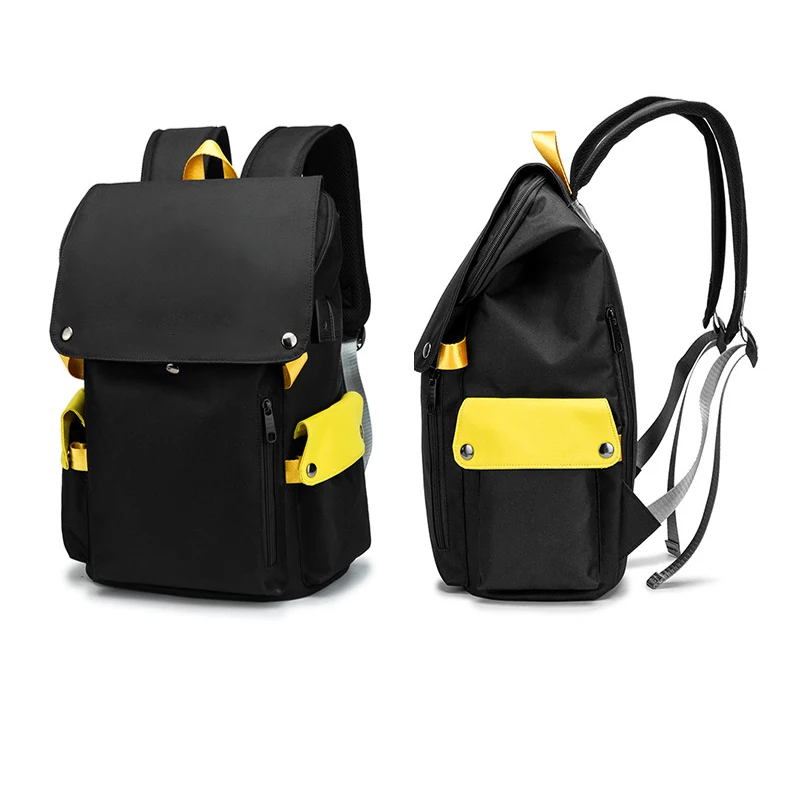 Dospievajúce dievčatá školské tašky, módne čierne veľký školský batoh nepremokavé knihy taška študent dievča a chlapec batoh