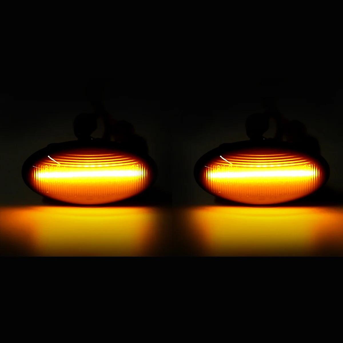 Dvojica LED Dynamické Bočné Obrysové Repeater Svetlo Zase Signálne Svetlá na Čítanie pre Peugeot 206 207 307 407 107 na Citroen C1 C2 C3, Xsara