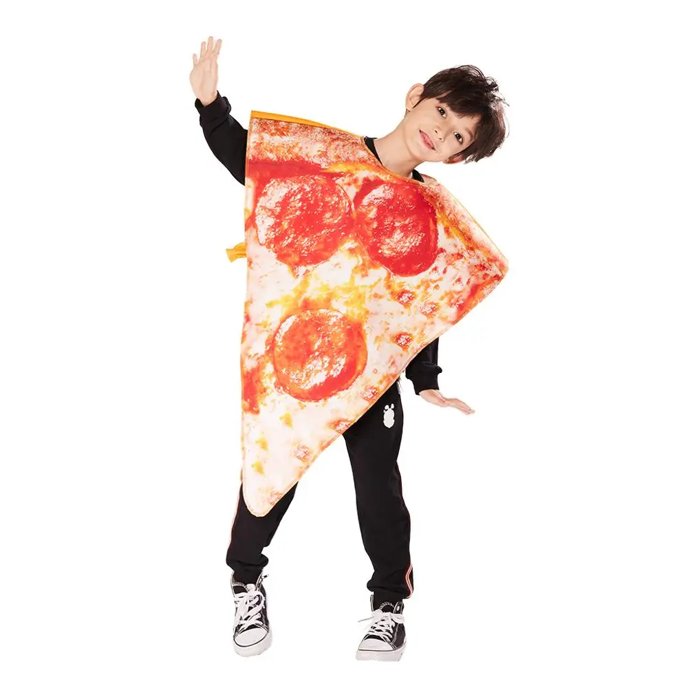 Eraspooky 2019 Zábavné Jedlo Pizza Cosplay Karneval Kostým Party Pre Dospelých, Ženy, Deti Halloween Pár Rodiny Maškarný