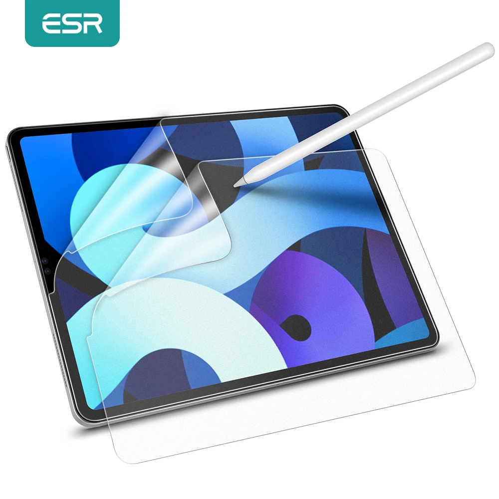 ESR 2KS Writtable Film roku 2020 iPad Letecká 4/8/iPad Pro 12.9 11 10.5 9.7-Palcový iPad 7 6 iPad Vzduchu 3/2/1 Screen Protector