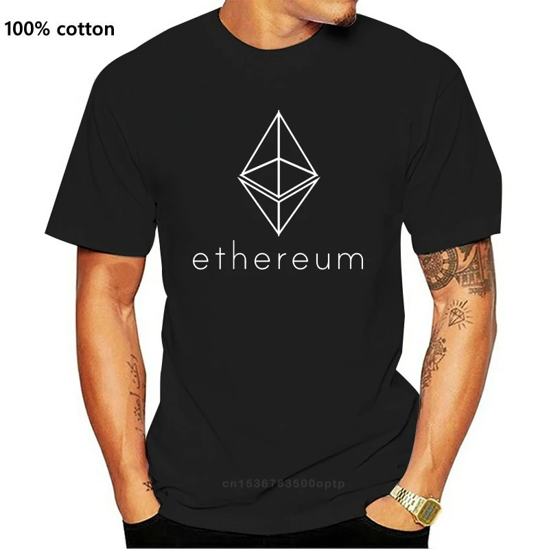 Ethereum Eth T Shirt Mail T-Shirt 2019 Letné Módne Topy & Tees Tlačiť Bežné Bavlna Samec Online T Shirt Design