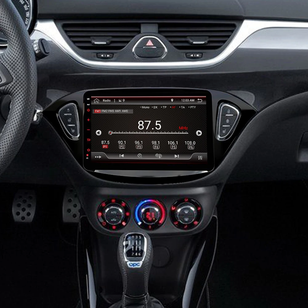 Eunavi Auto 2Din Android10 Auto Rádio Audio Multimédiá Pre Auto Opel Corsa E 2016 GPS Navigácie Auto Stereo 4G WIFI 64 g