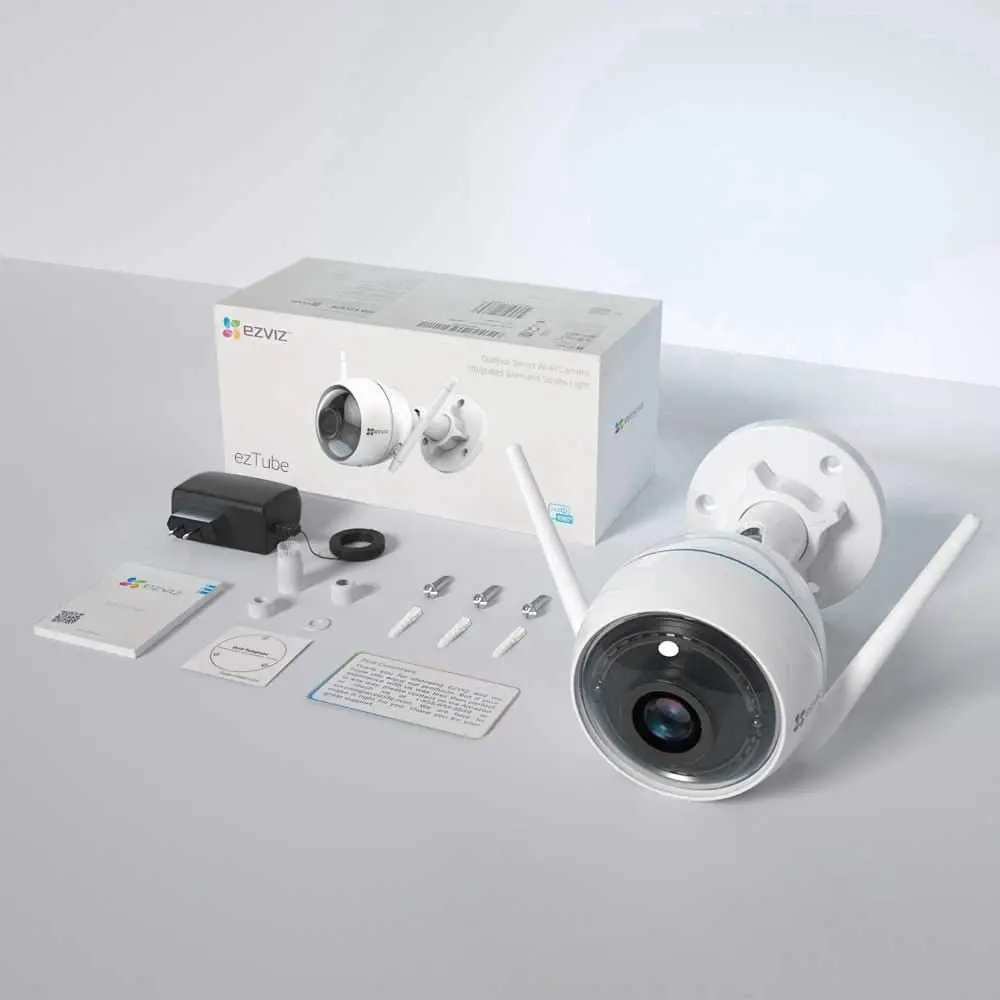 EZVIZ Vonkajšie WiFi Bullet Kamera IP66 Poveternostným vplyvom Inteligentná Detekcia Pohybu Nočné Videnie 2,4 GHz WiFi ezTube 720p 1080p