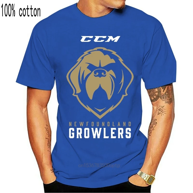 Fashion Tričko Bavlna Newfoundland Growlers Ľadový Hokej 2020 Mužov s T tričko
