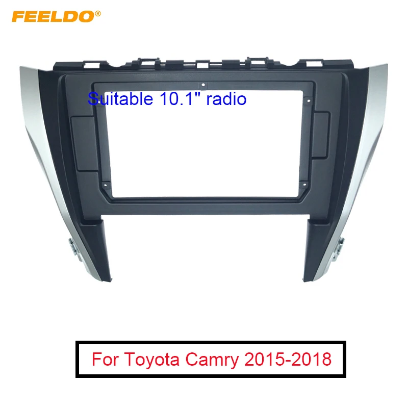 FEELDO Auto, CD/DVD Prehrávač, Stereo 2Din Fascia Rám pre Toyota Camry 10.1