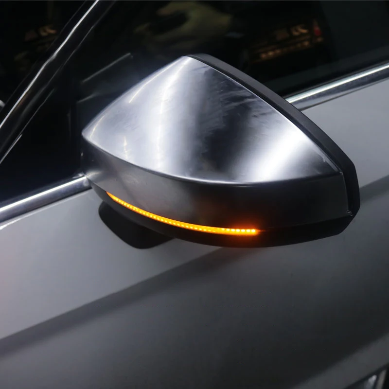 FORAUTO 1 Pár Auto Spätné Zrkadlo Indikátor Lampa Streamer Pásy Tečie Zase signalizačná kontrolka Žltá dióda LED Auto Zdroj Svetla 28 SMD