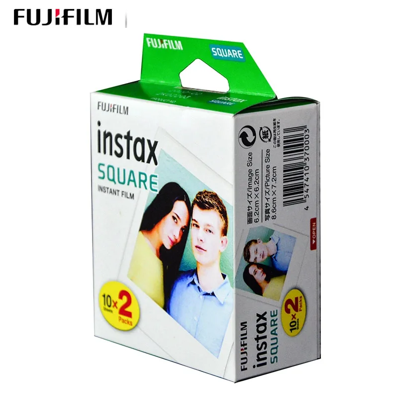 Fuji Polaroid instax SQ6 SQ10 SQ20 SP3 námestie foto papier, biely okraj