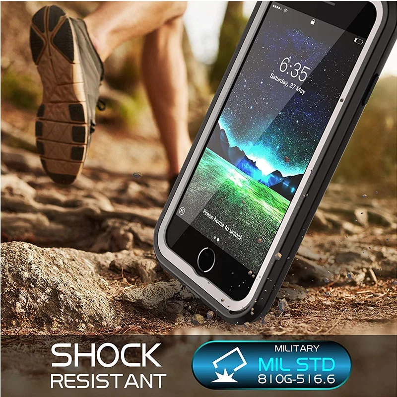 Full-Robustné telo Jasné Nárazníka puzdro pre iPhone SE 2020 Shockproof Brnenie 360 ochranný Kryt puzdro pre iPhone 7 8 Plus Telefón Capa