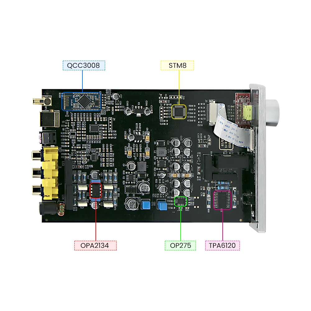 FX-Audio DAC Dekodér HiFi 2.0 Digital-to-analog Audio Converter Bluetooth 5.0 Slúchadlový Zosilňovač pre Optický Koaxiálny 24Bit/192KHz