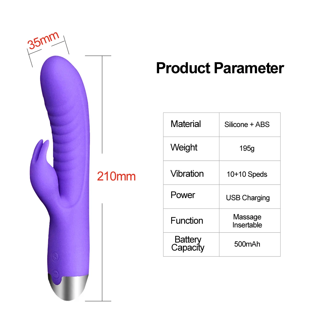 G-Spot Vibrátor Rabbit Vibrátor pre Ženy Stimulátor Klitorisu Vibrátor Ženskej Pošvy Masér Sexuálne Hračky pre páry Dospelých Produkty
