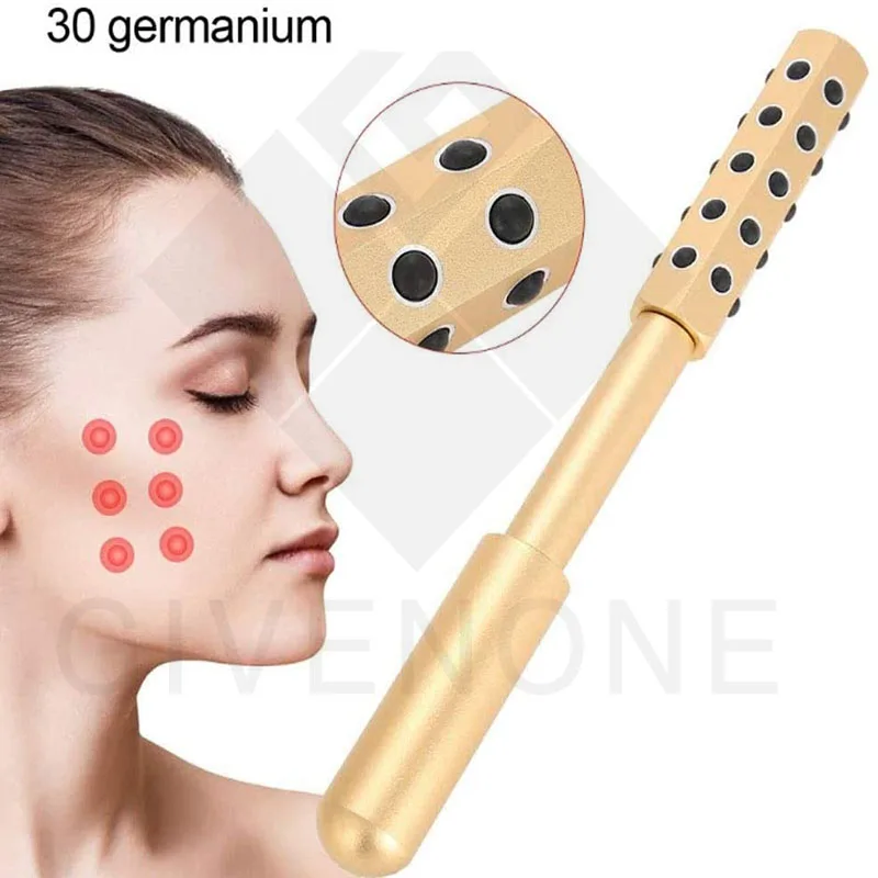 Germánium Kameň, Masáž Tváre Navi Masáž Stick Face Lift Up Anti-wrinkle Care celého Tela Relaxovať Chudnutie Masáže Nástroj