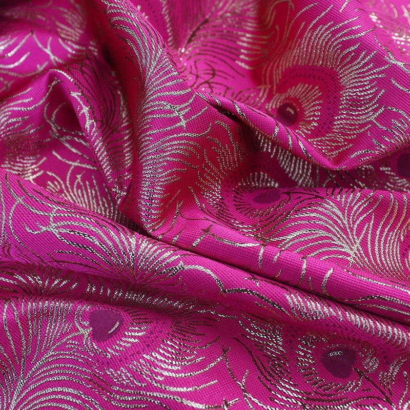 Gold line žakárové odevné textílie 8 farba svetla luxus a módne dámske šaty textílie šijací materiál pre dámske oblečenie
