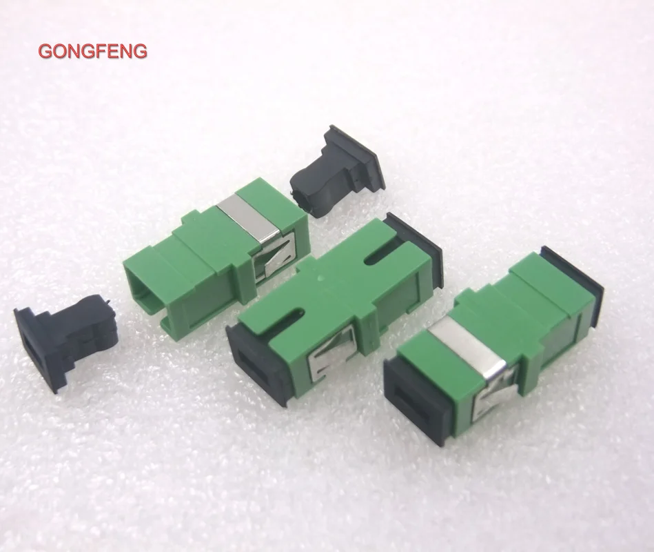 GONGFENG 100ks New Horúce Predávať SC/PC/APC Optických Adaptér Konektor Č Uchu Optického Vlákna Príruby Spojka Špeciálne Veľkoobchod