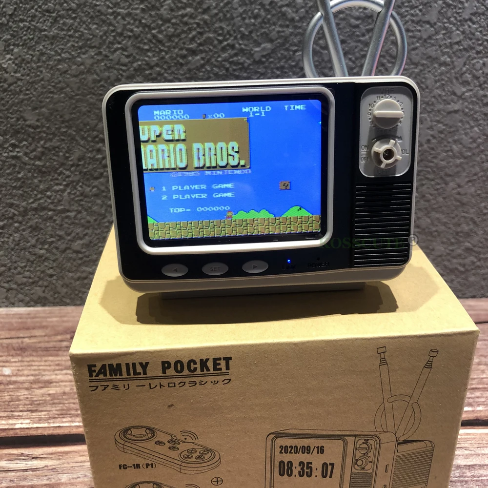 GV300 Mini Retro Reproduktory TV Herné Konzoly Mobilné Hry Hráč Postavený-v 108 Klasické Hry Mini Pocket Hry Pre NES AV výstup