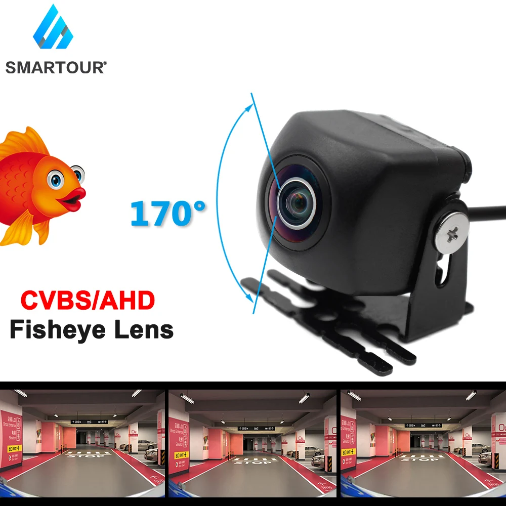 HD 170 Stupeň Fisheye Objektív 1280*1080P hviezdne svetlo Nočné Videnie CVBS AHD Zadnej strane Záložný Fotoaparát Na Android, Auto DVD a AHD Monitor