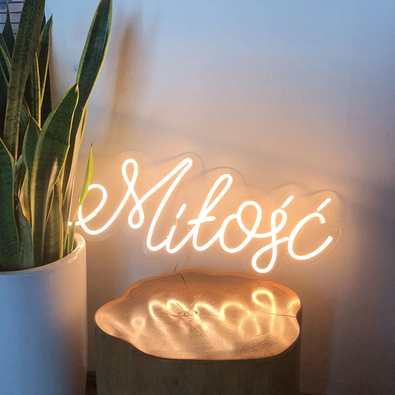HDJSign Mitogc led neónový nápis vlastné decoracion displej akryl flex kartelu v pohode svetlo na párty darček domov stenu decor